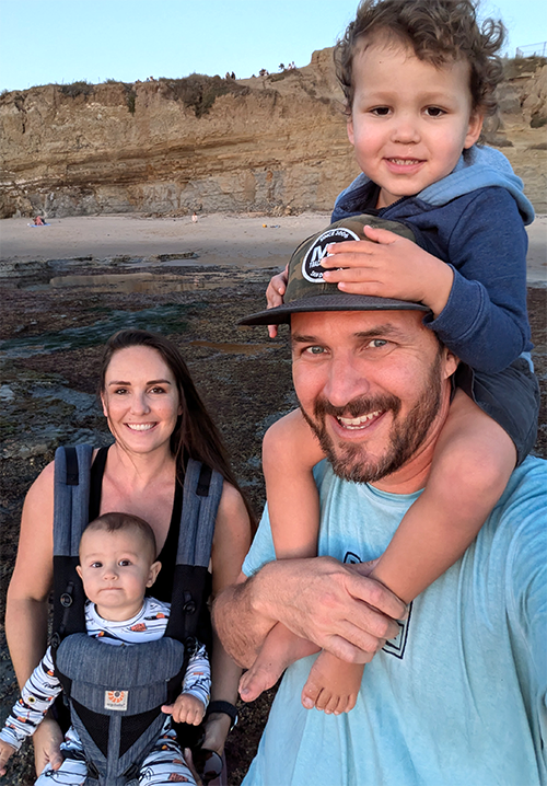 Ed Meehan and family